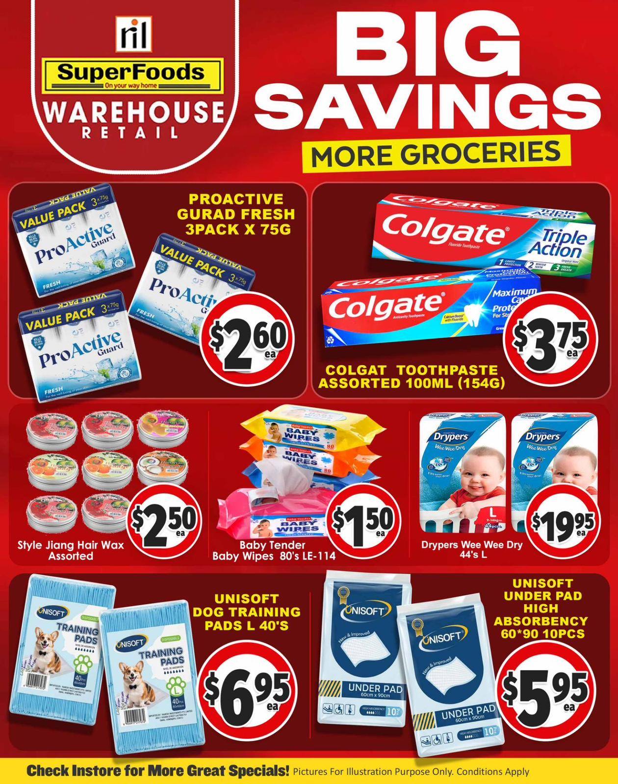Big Savings More Groceries - Page 1