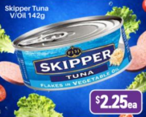 Skipper Skipper Tuna with Oil — 142g