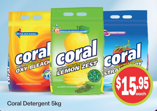 Coral Coral Detergent — 5kg