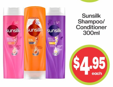 Sunsilk Shampoo/Conditioner — 300ml