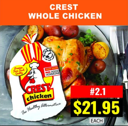 Crest Whole Chicken — #2.1
