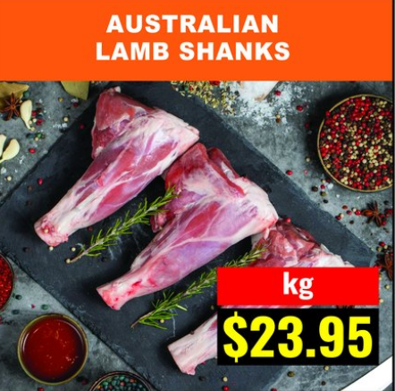 Australian Lamb Shanks — kg