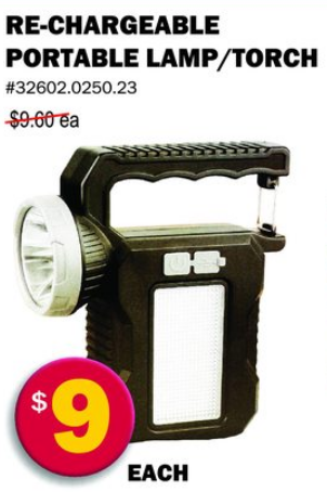 Rechargeable Portable Lamp/Torch