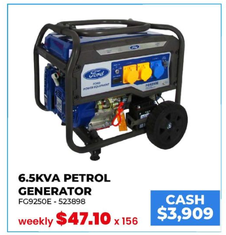 Ford Petrol Generator 6.5KVA — FG9250E - 523898