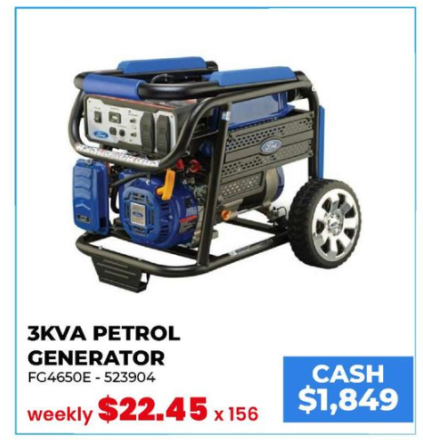 Ford Petrol Generator 3KVA — FG4650E - 523904