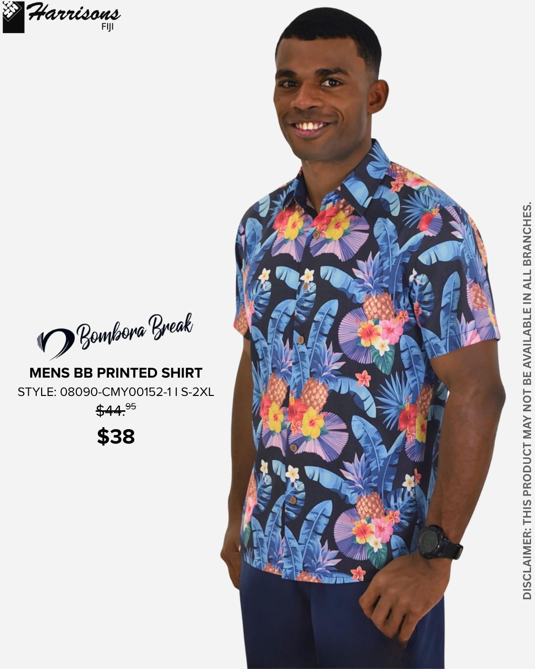 Mens BB Printed Shirt - now only $38.00
