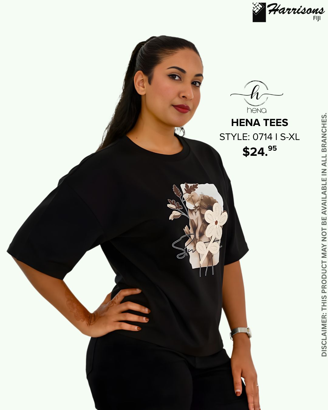 Henna Tees ( S - XL ) : $24.95