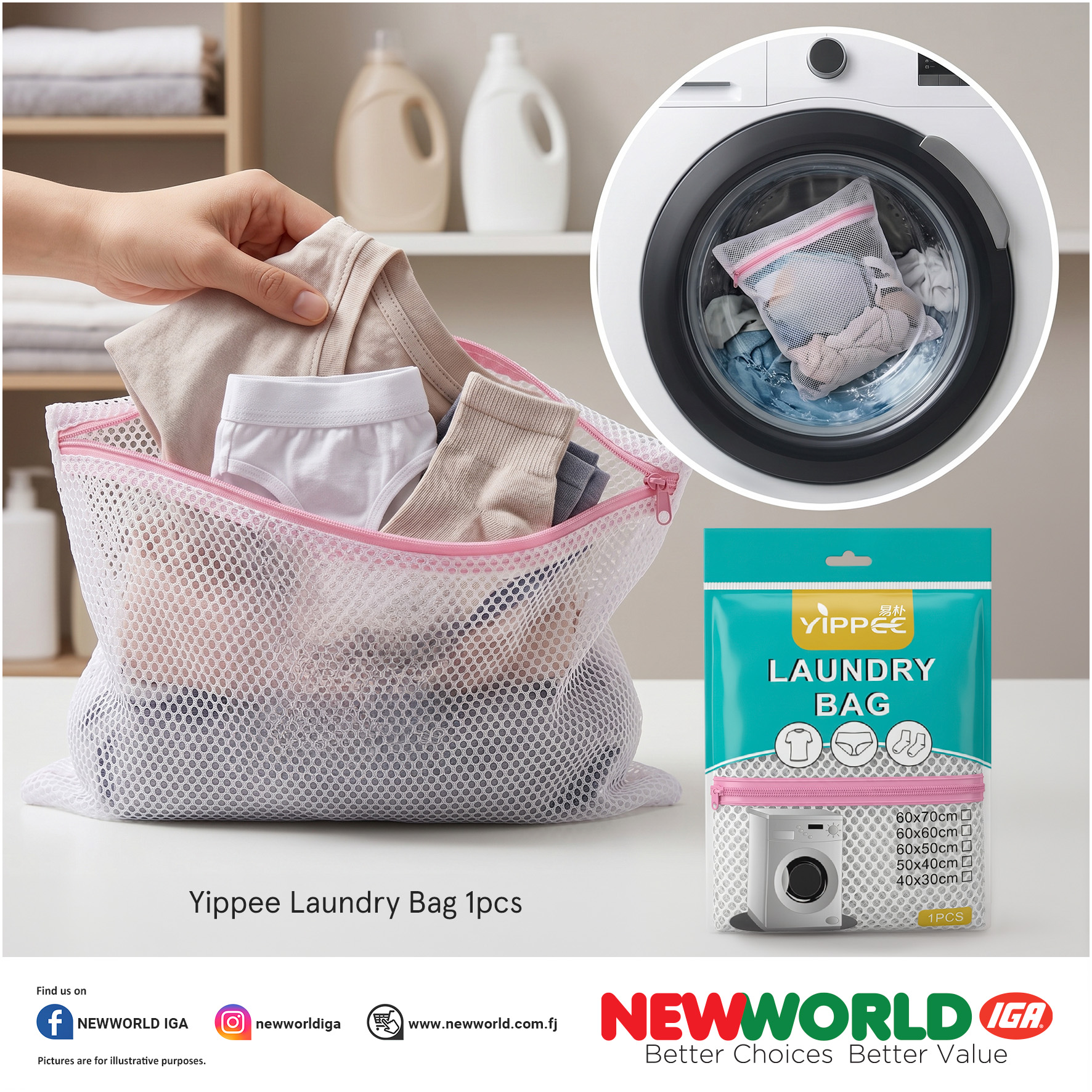 Keep Your Laundry Neat & Organized with Ease - $4.84 each