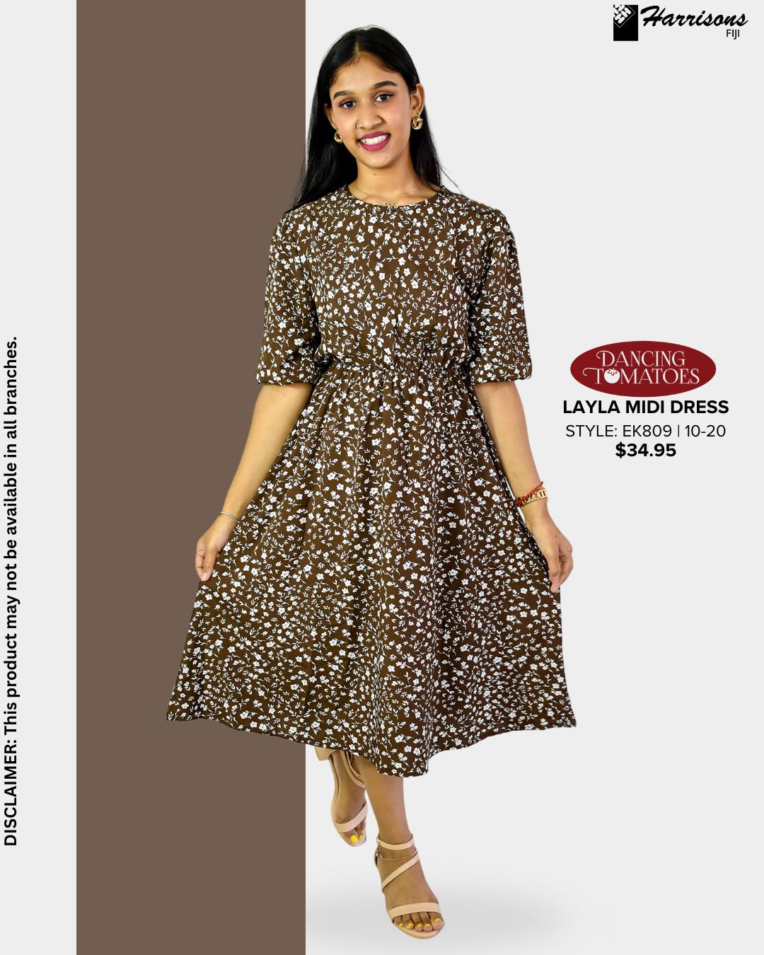 Layla MIDI Dress (10-20) : $34.95