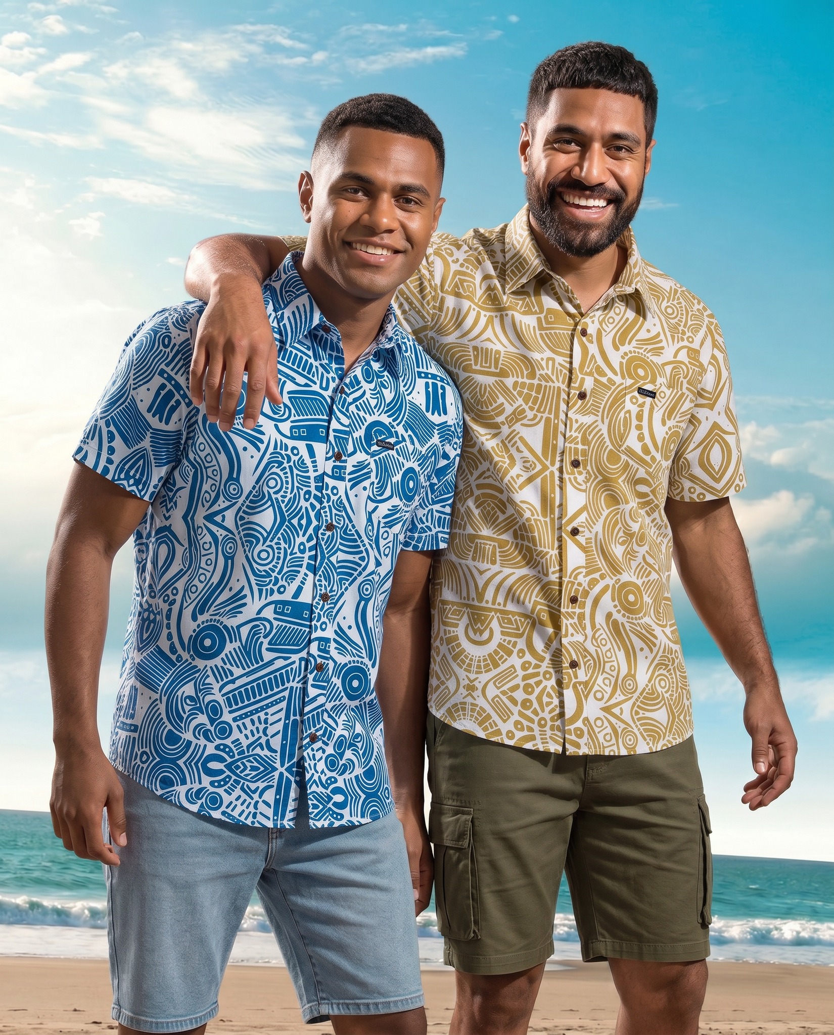 Cloudbreak Shirts — now in store.  Claim your share of the sun ☀️ Built for island days, made for everyday wear.