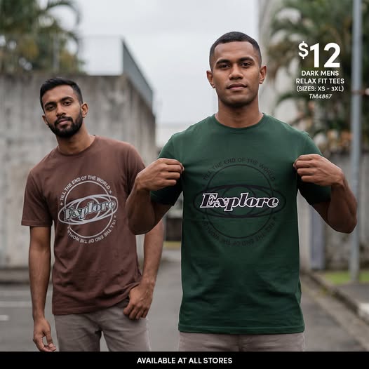 Dark Mens Relax Fit Tees