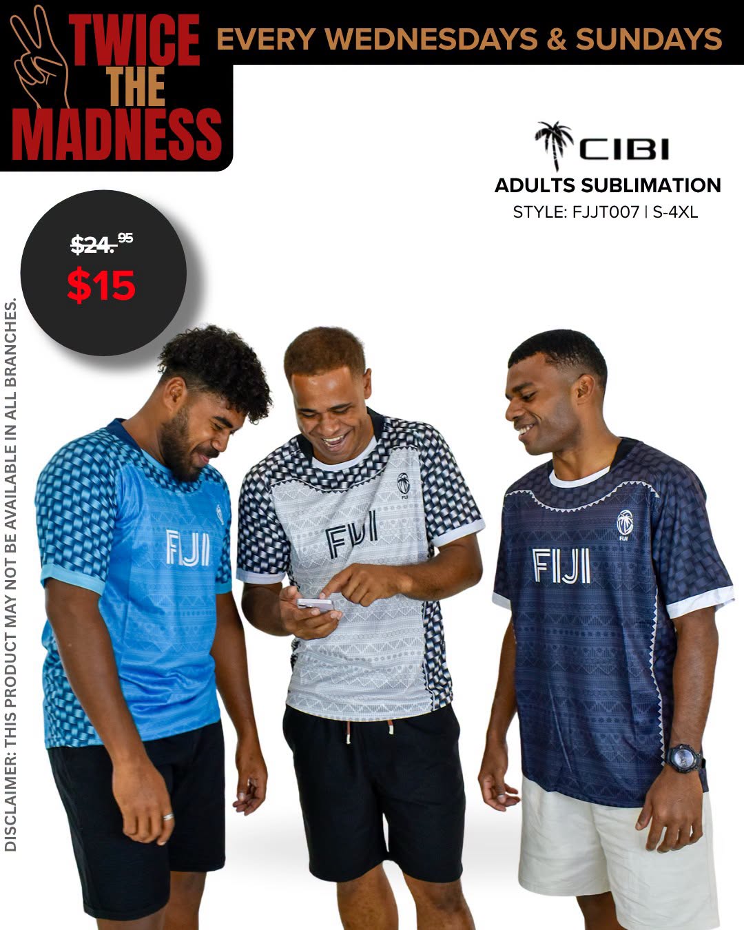 Sublimation Jersey now @ only $15