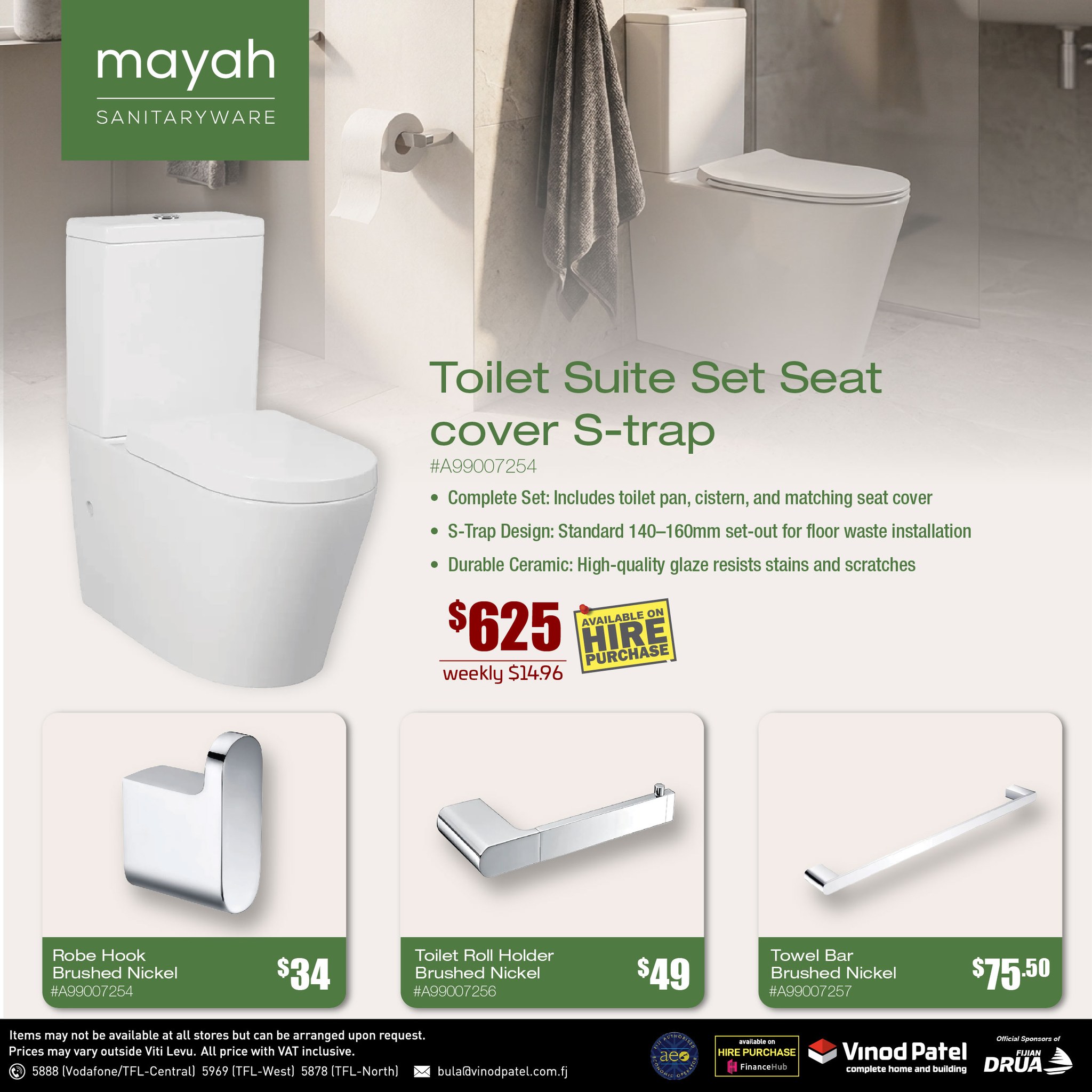 Upgrade Your Bathroom with Style and Reliability