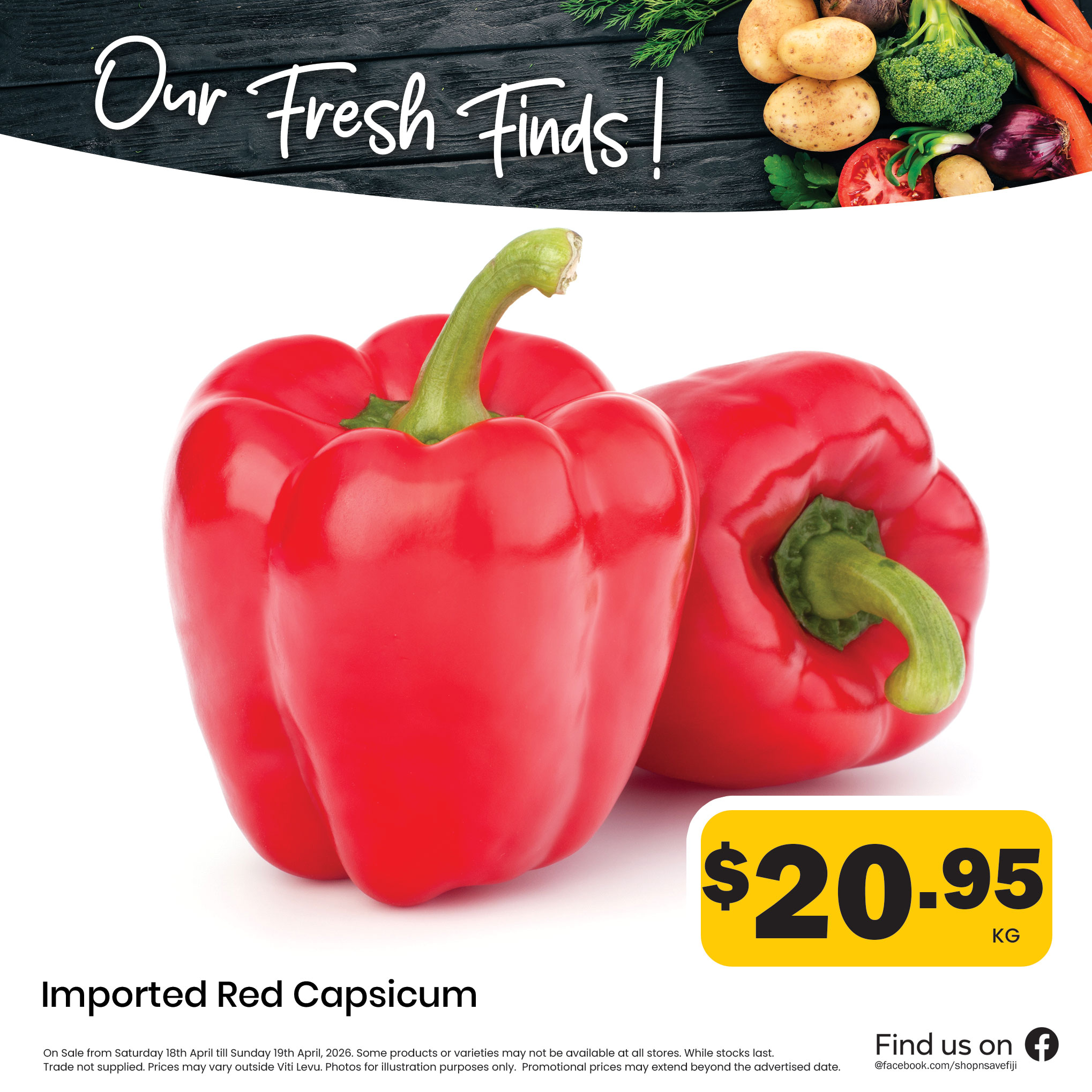 Imported Red Capsicum