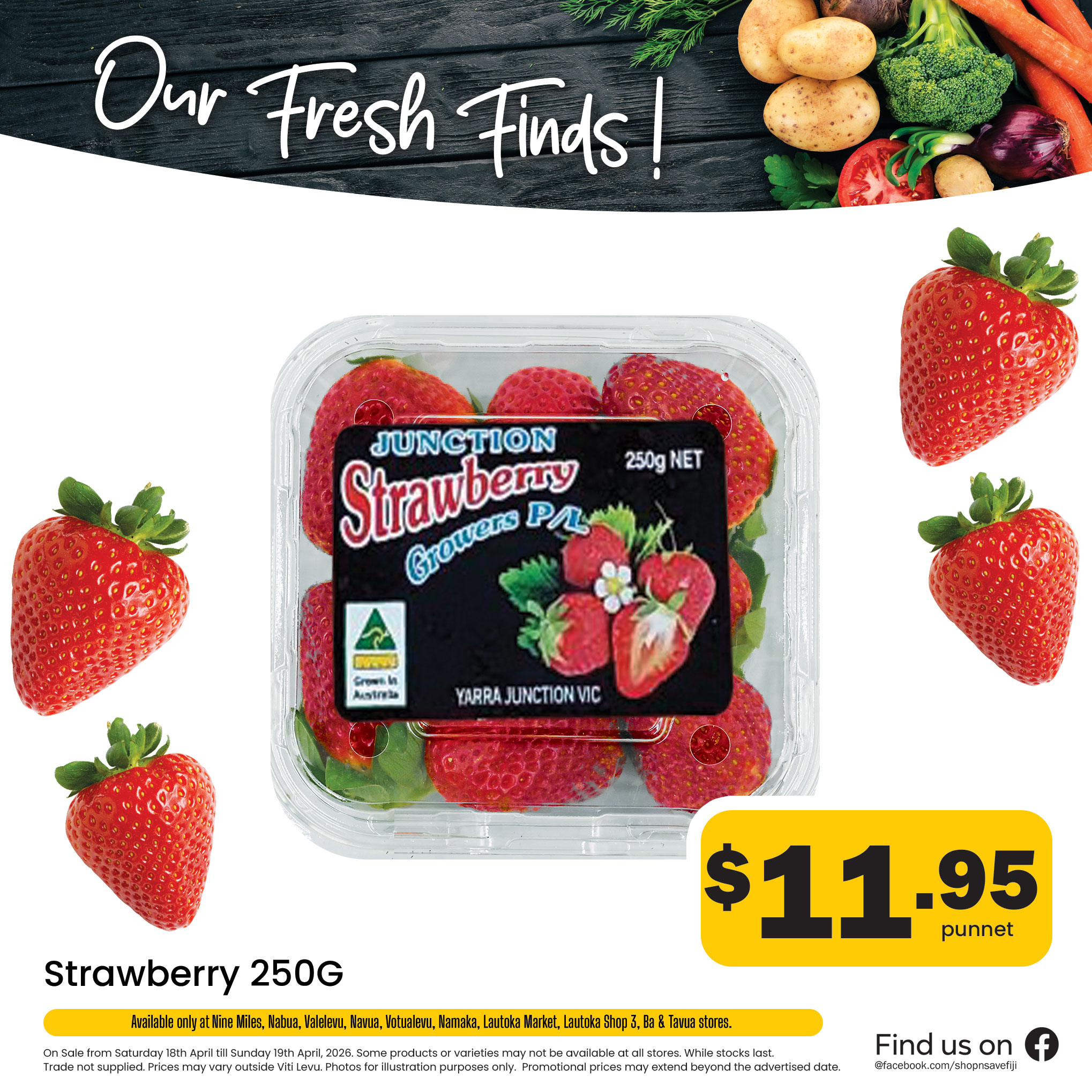 Strawberry 250g - $11.95