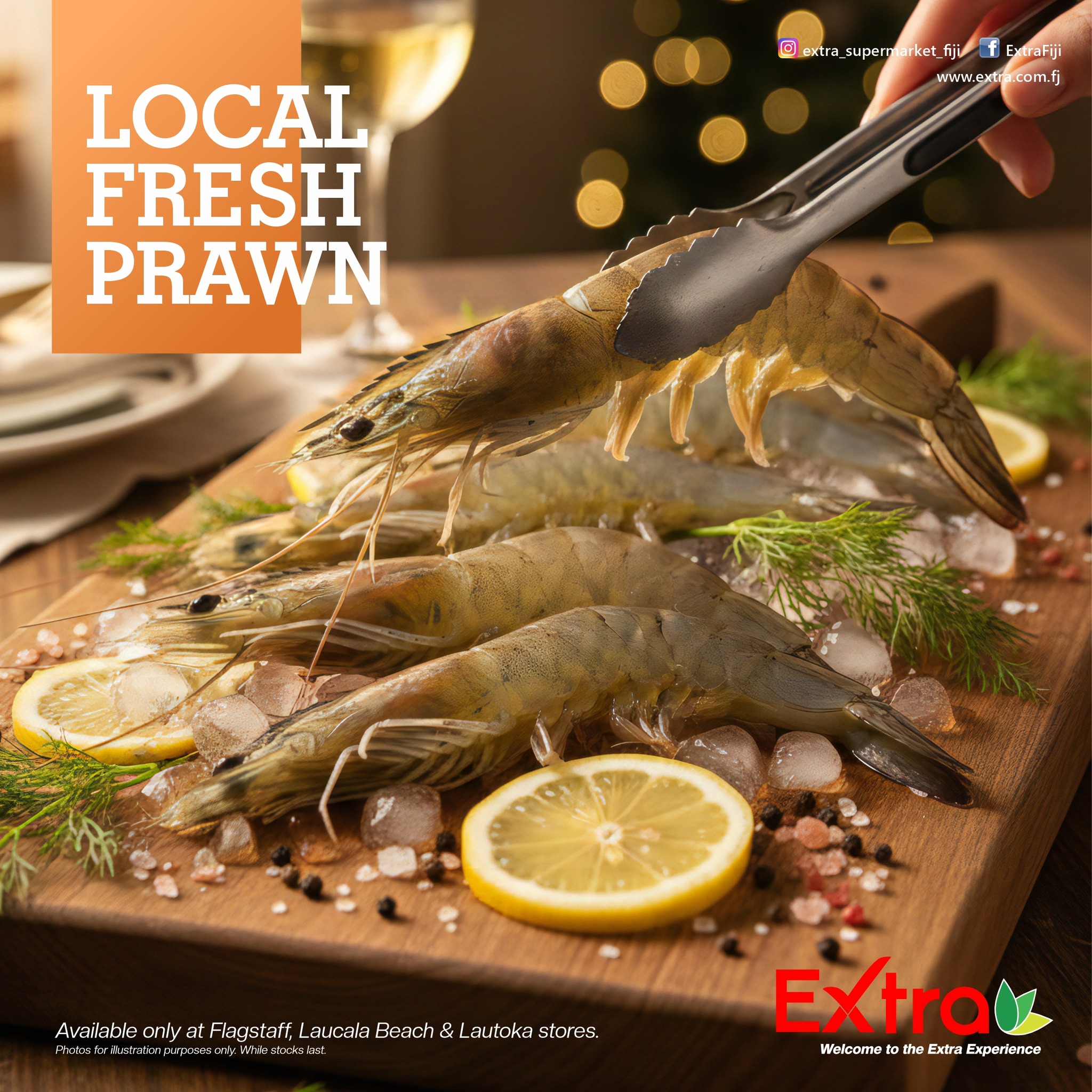 Local Fresh Prawn - $50.00kg