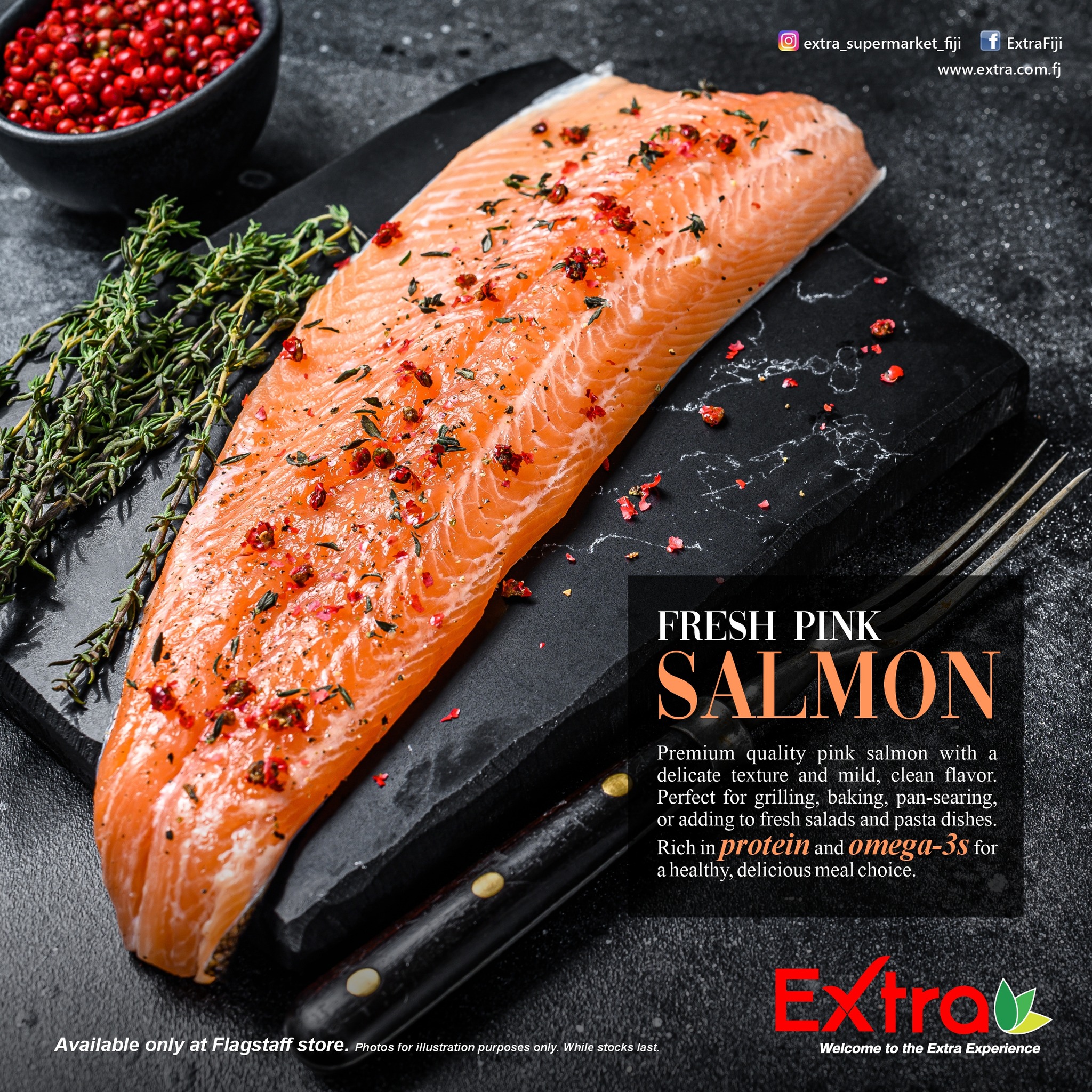 Fresh Pink Salmon - $115.00kg - Only at Flagstaff Store