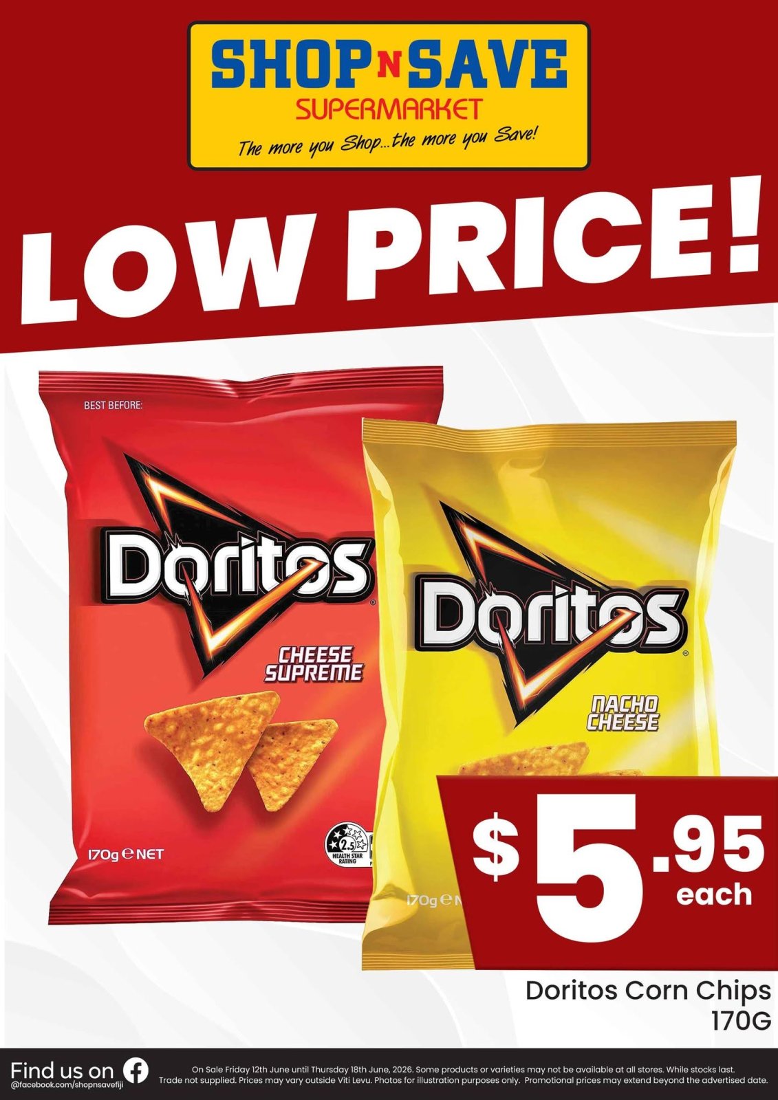 Doritos Corn Chips 170G