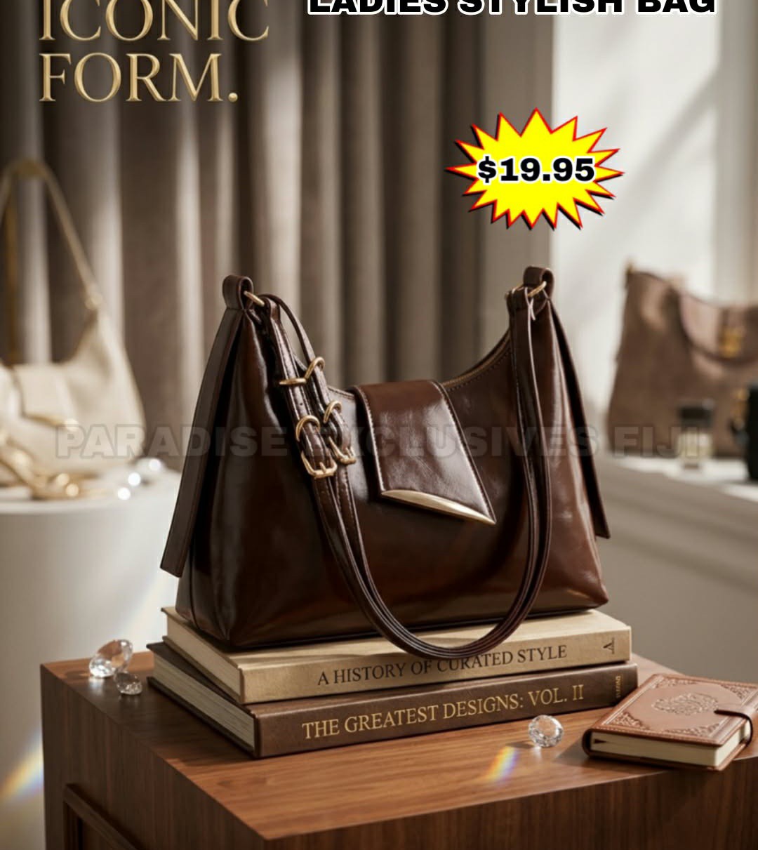 Ladies Stylish Bag in Iconic Form
