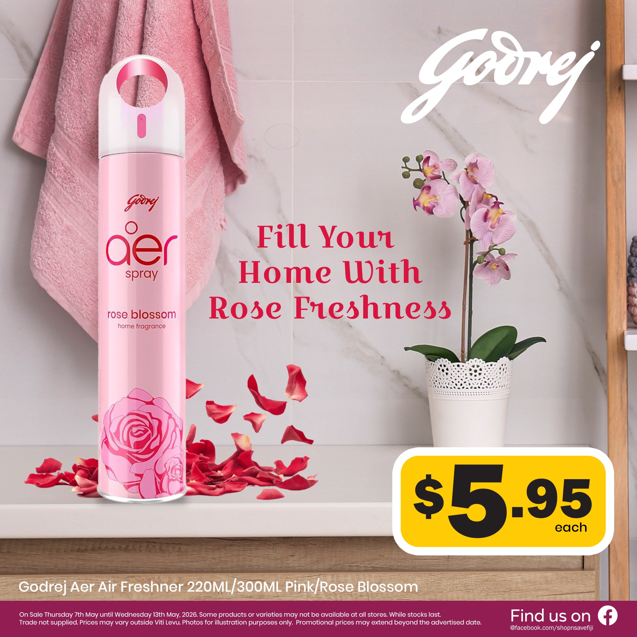 Godrej Aer Air Freshener Rose Blossom