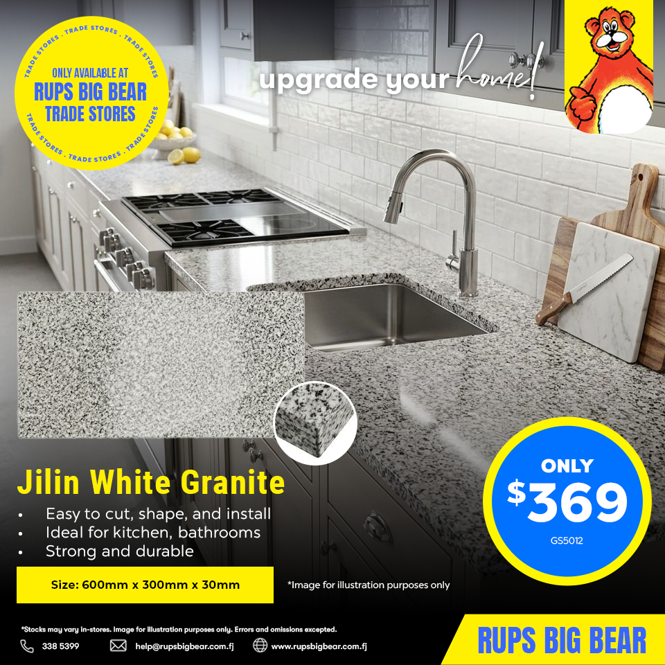 Jilin White Granite Benchtop