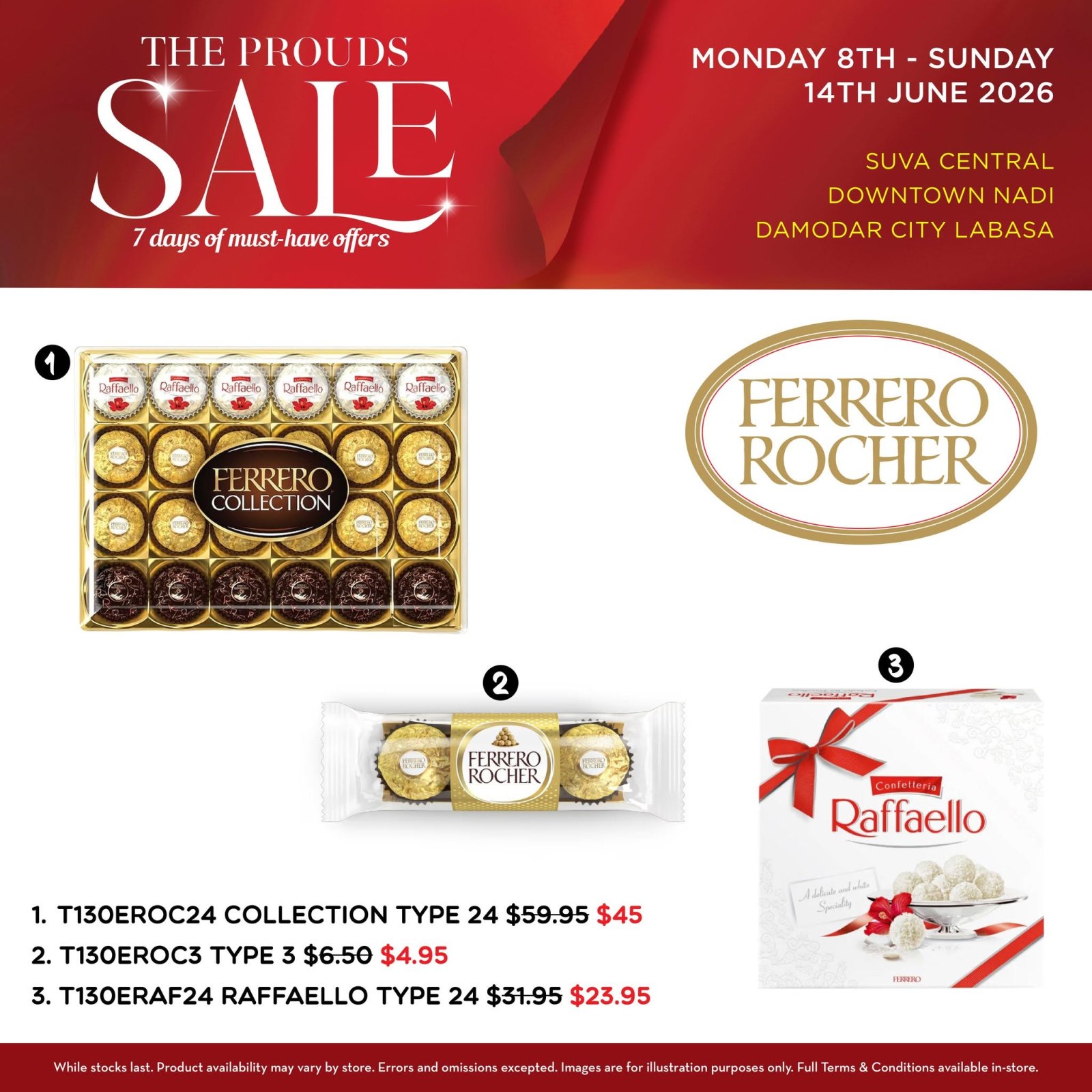 The Prouds Sale: Ferrero Rocher & Raffaello - Page 1