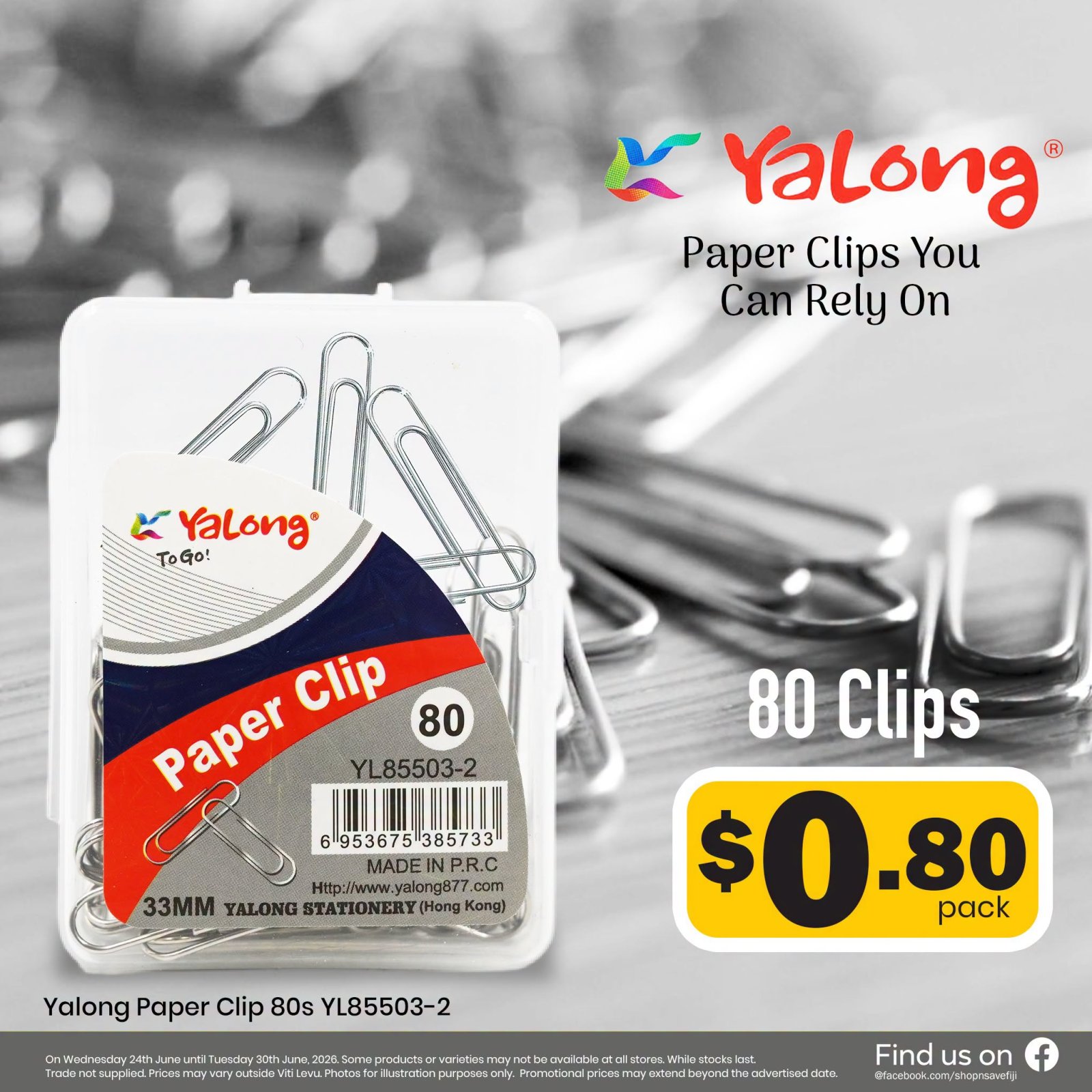 Yalong Paper Clip 80s YL85503-2