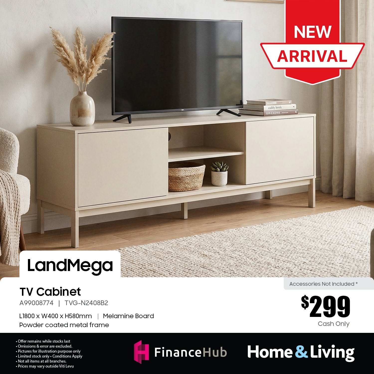 LandMega TV Cabinet