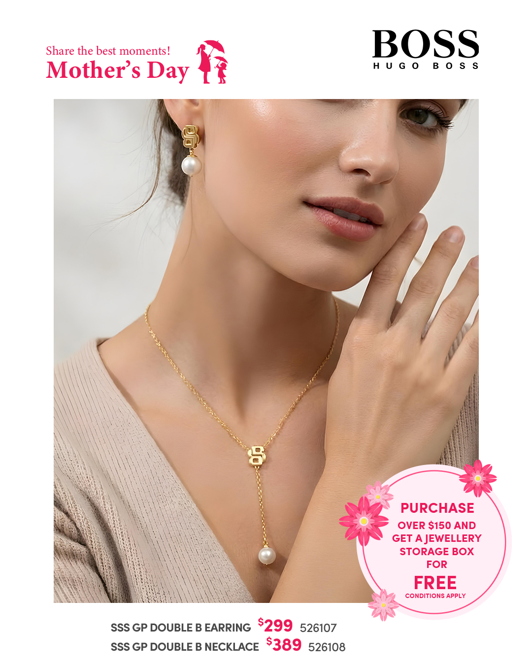 Hugo Boss Mother's Day Jewellery Collection