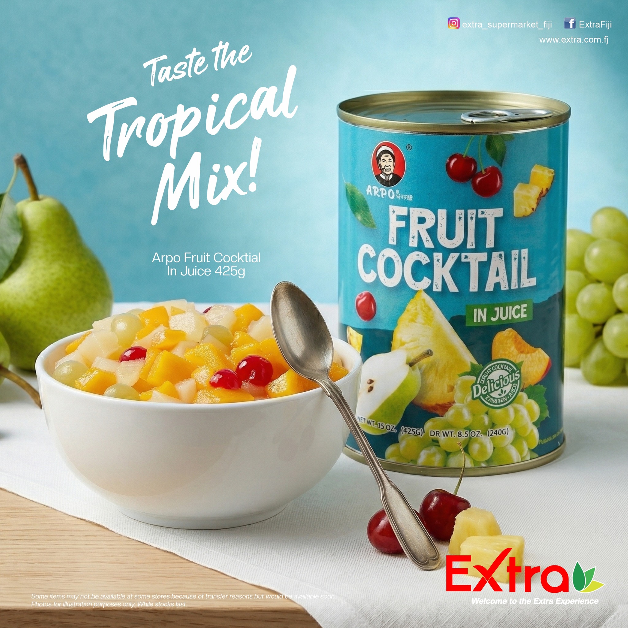 Arpo Fruit Cocktail In Juice 425g