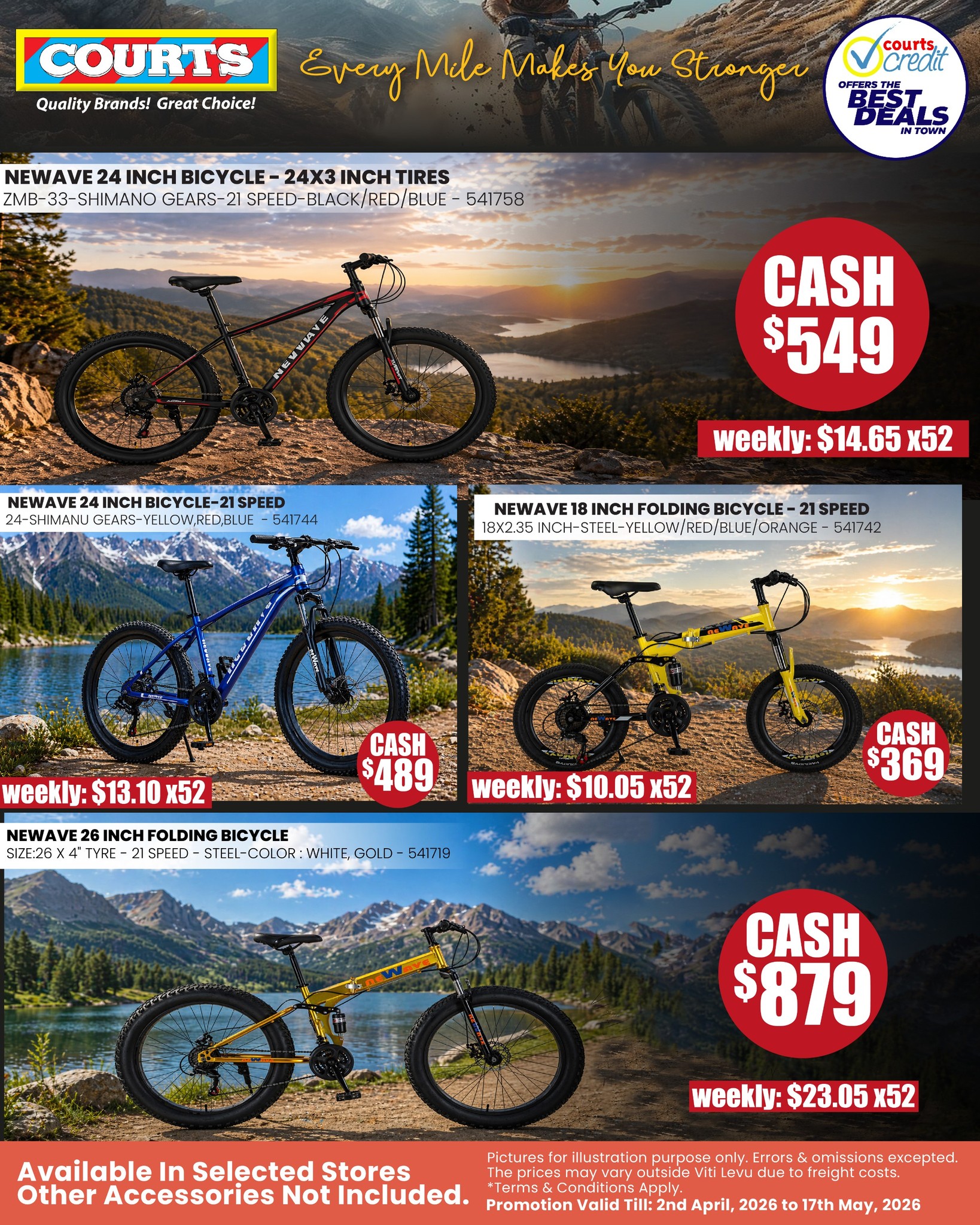 Newave Bicycles – Starting from $10.05 Weekly - Page 1