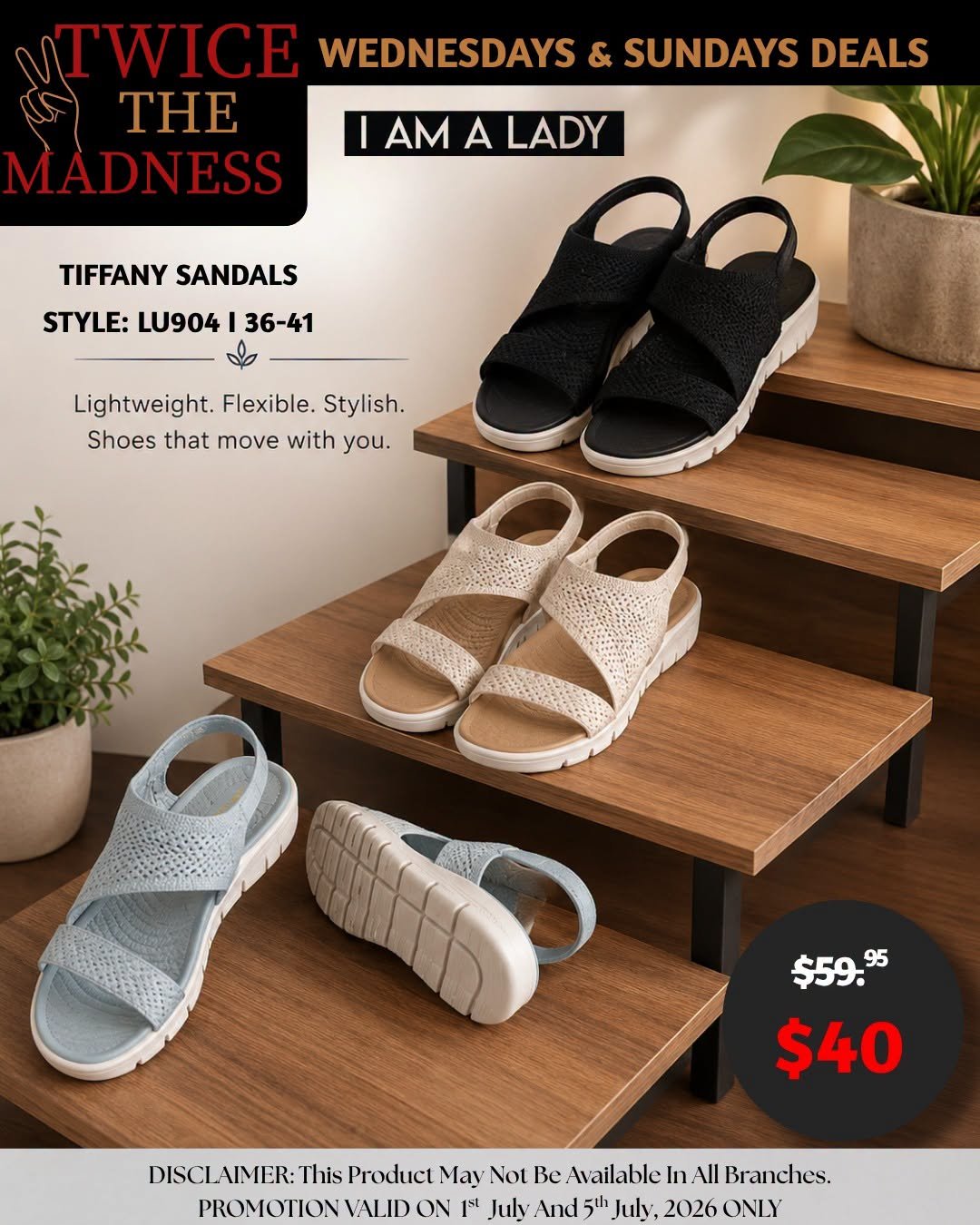 Tiffany Sandals LU904 - Ladies