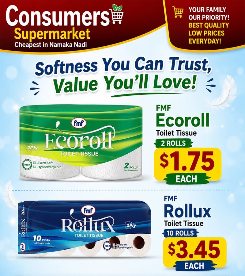 FMF Ecoroll & Rollux Toilet Tissue - Page 1