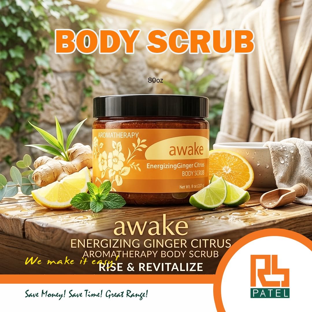 Awake Energizing Ginger Citrus Body Scrub