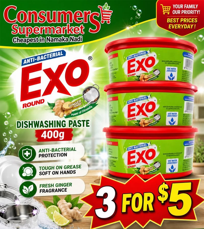 EXO Round Dishwashing Paste 400g