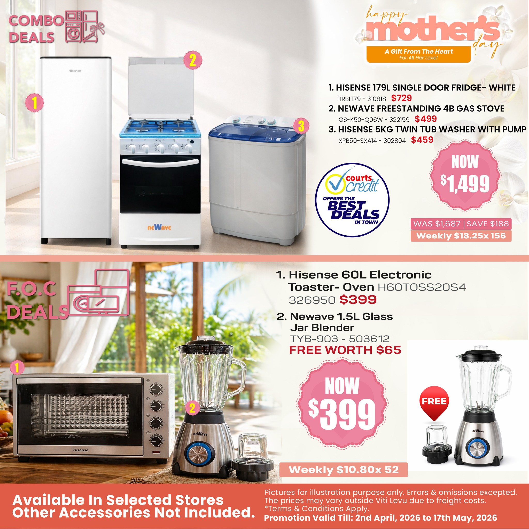 Mother's Day Combo Deals - Appliances Bundle - Page 1