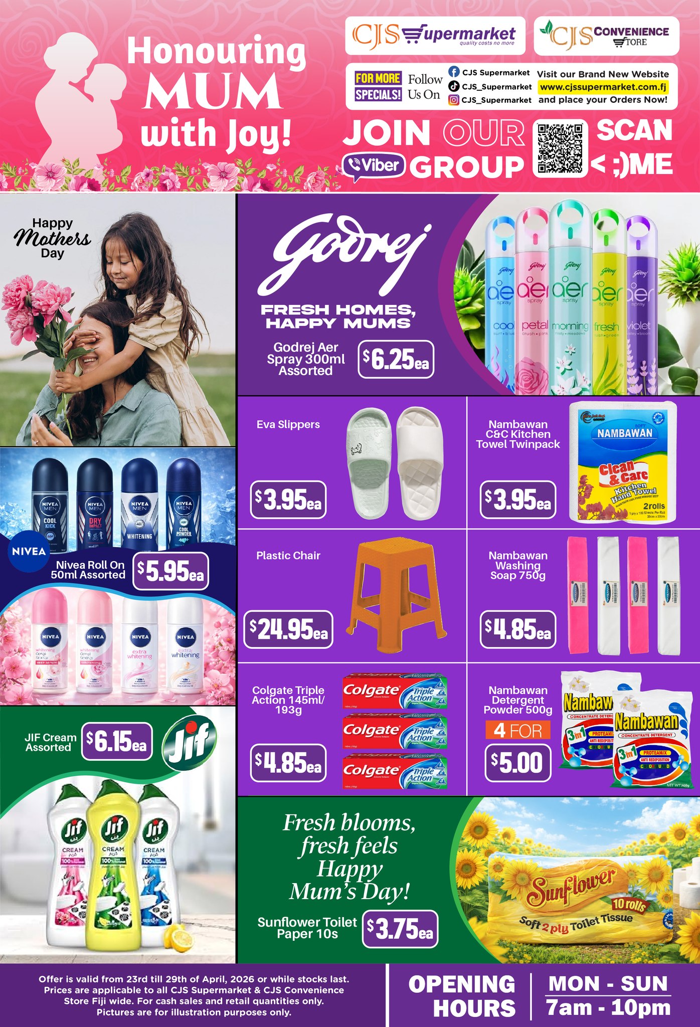 Honouring Mum with Joy - Mother's Day Specials - Page 1