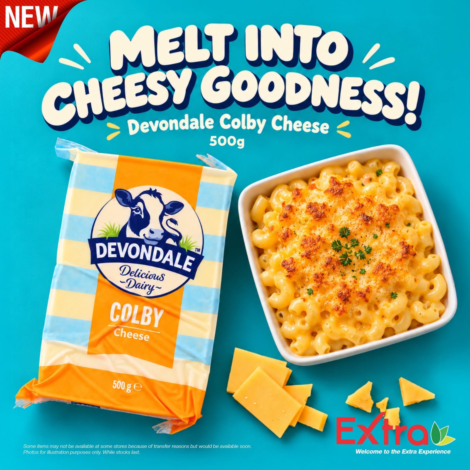 Devondale Colby Cheese Block 500g