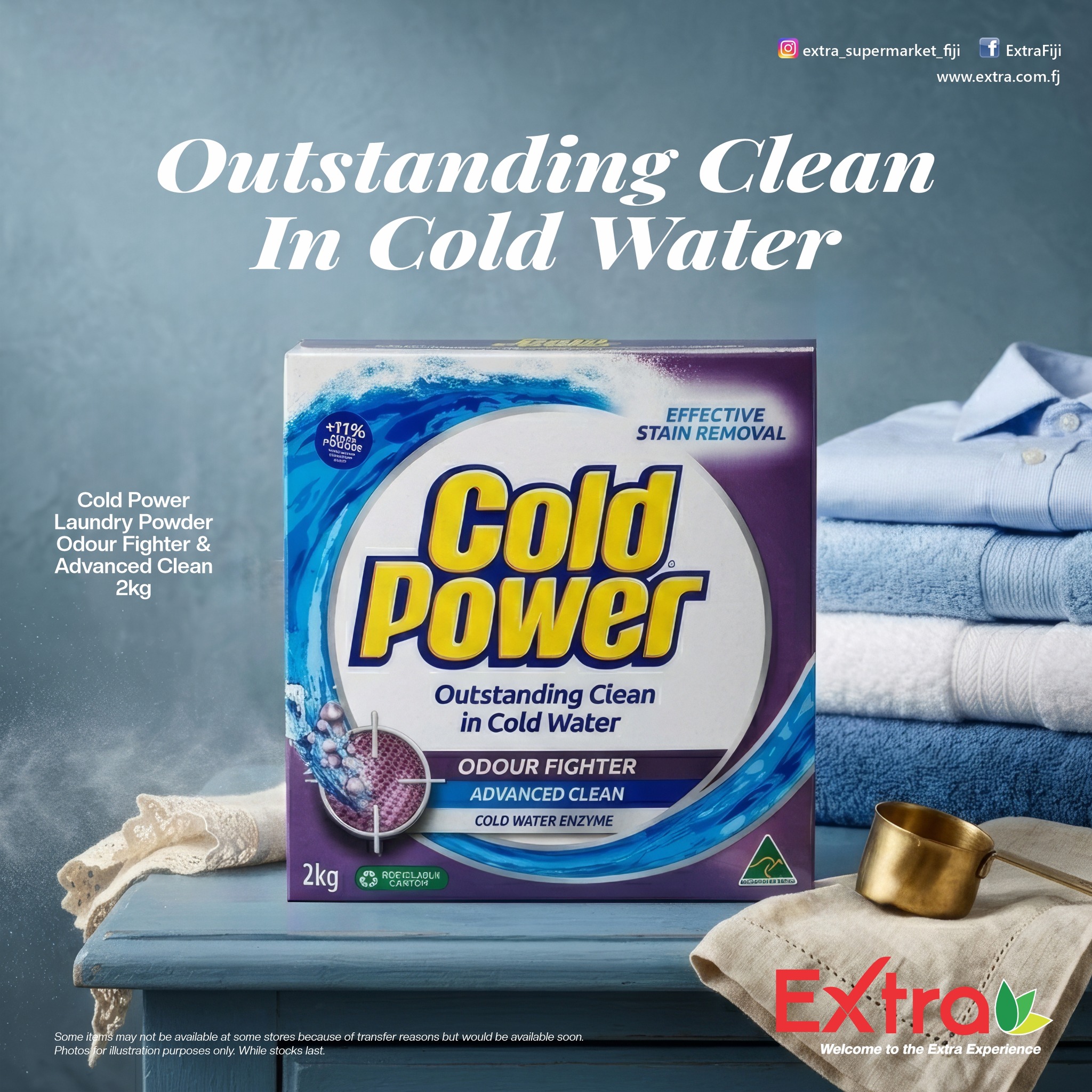 Cold Power Laundry Powder 2kg - $18.95