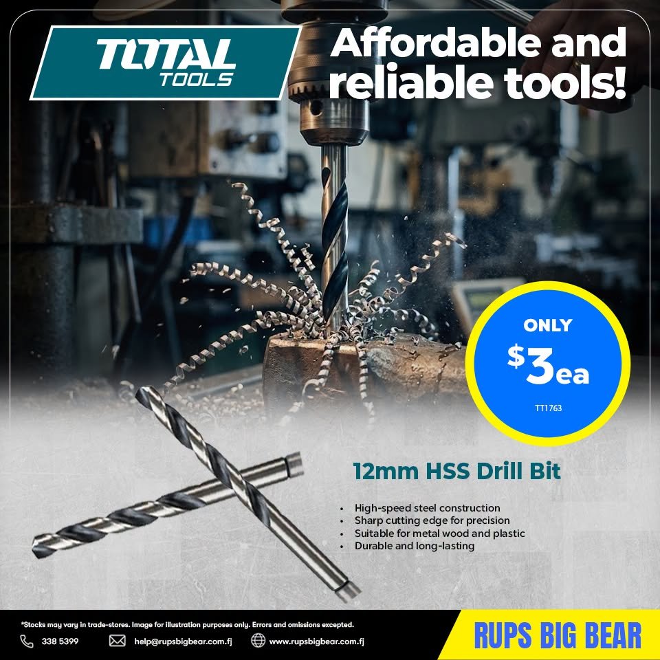 12mm HSS Drill Bit