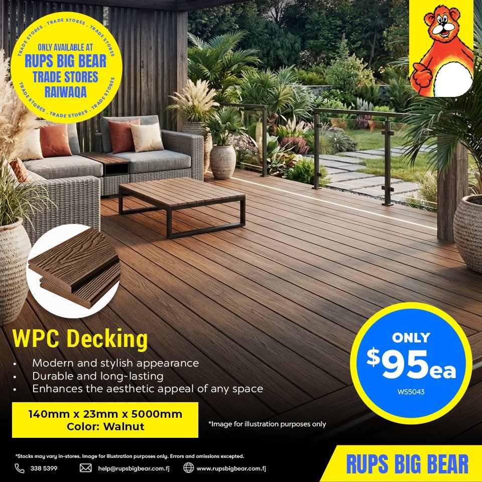 WPC Decking - Walnut