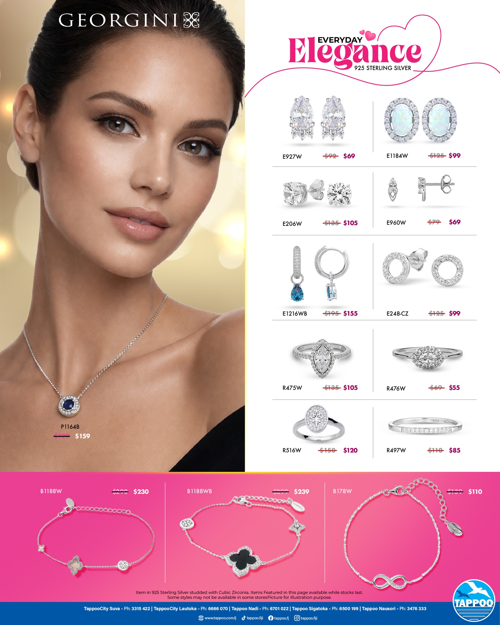 Georgini 925 Sterling Silver Jewellery Collection - Page 1
