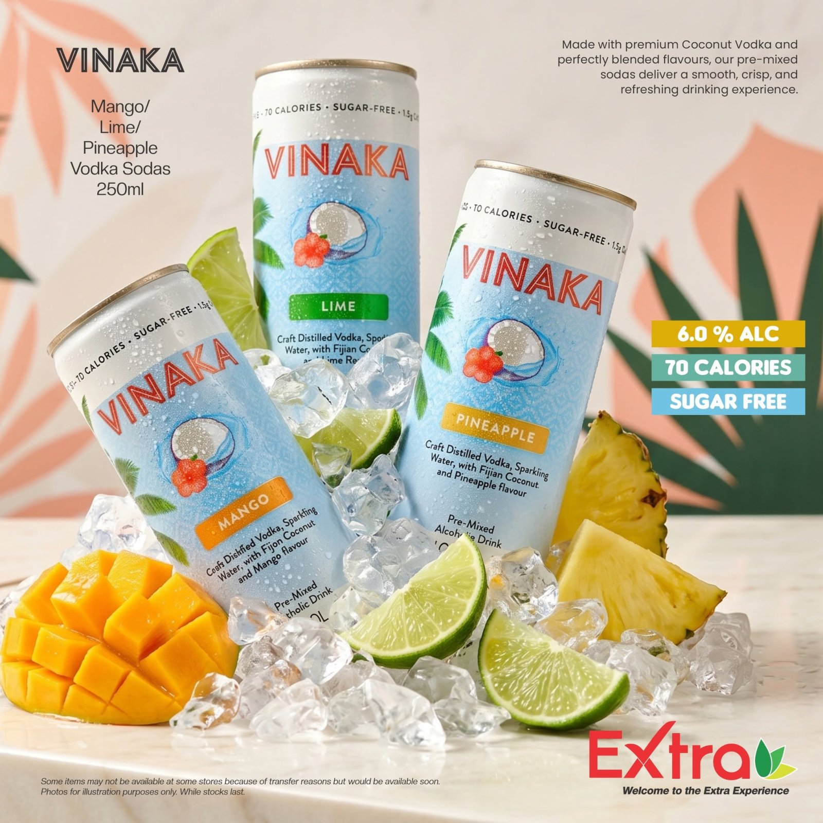 VINAKA Mango/Lime/Pineapple Vodka Sodas - Page 1