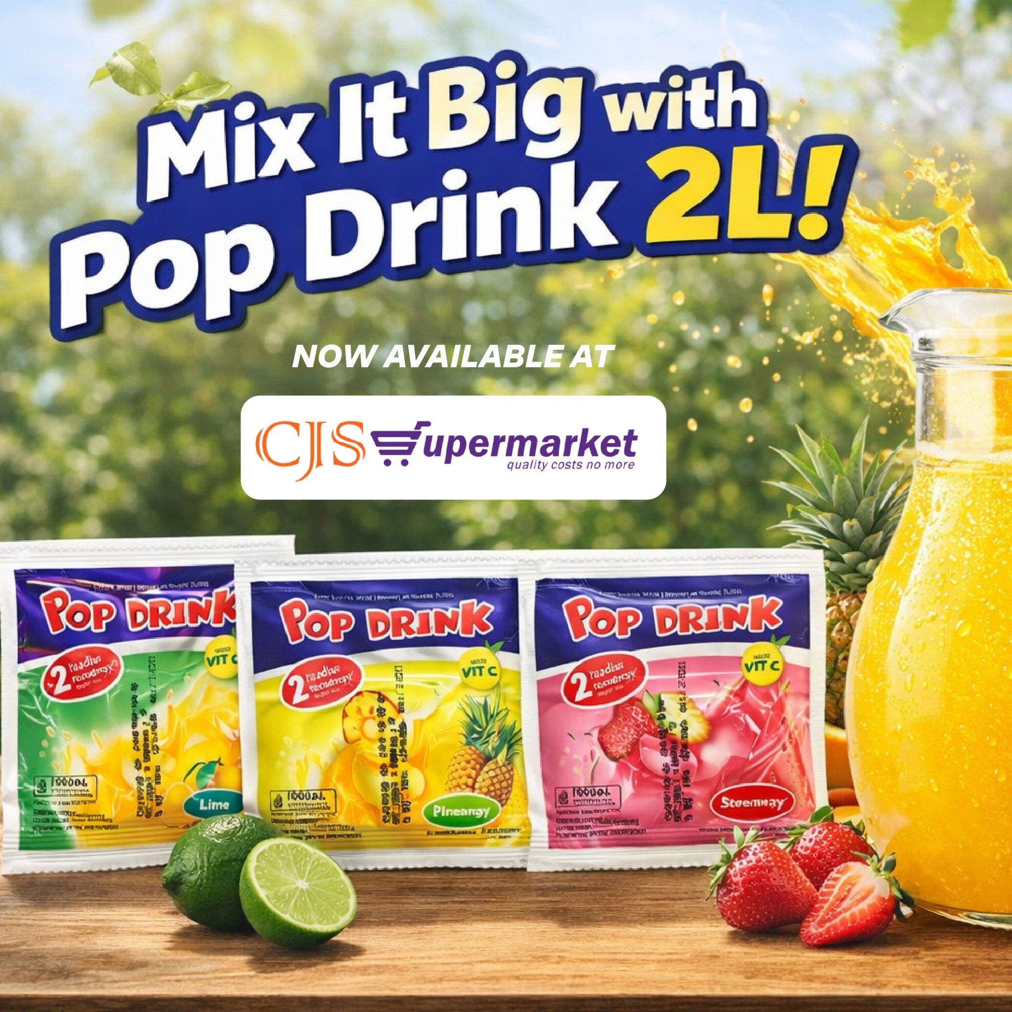 Pop Drink 2L Assorted