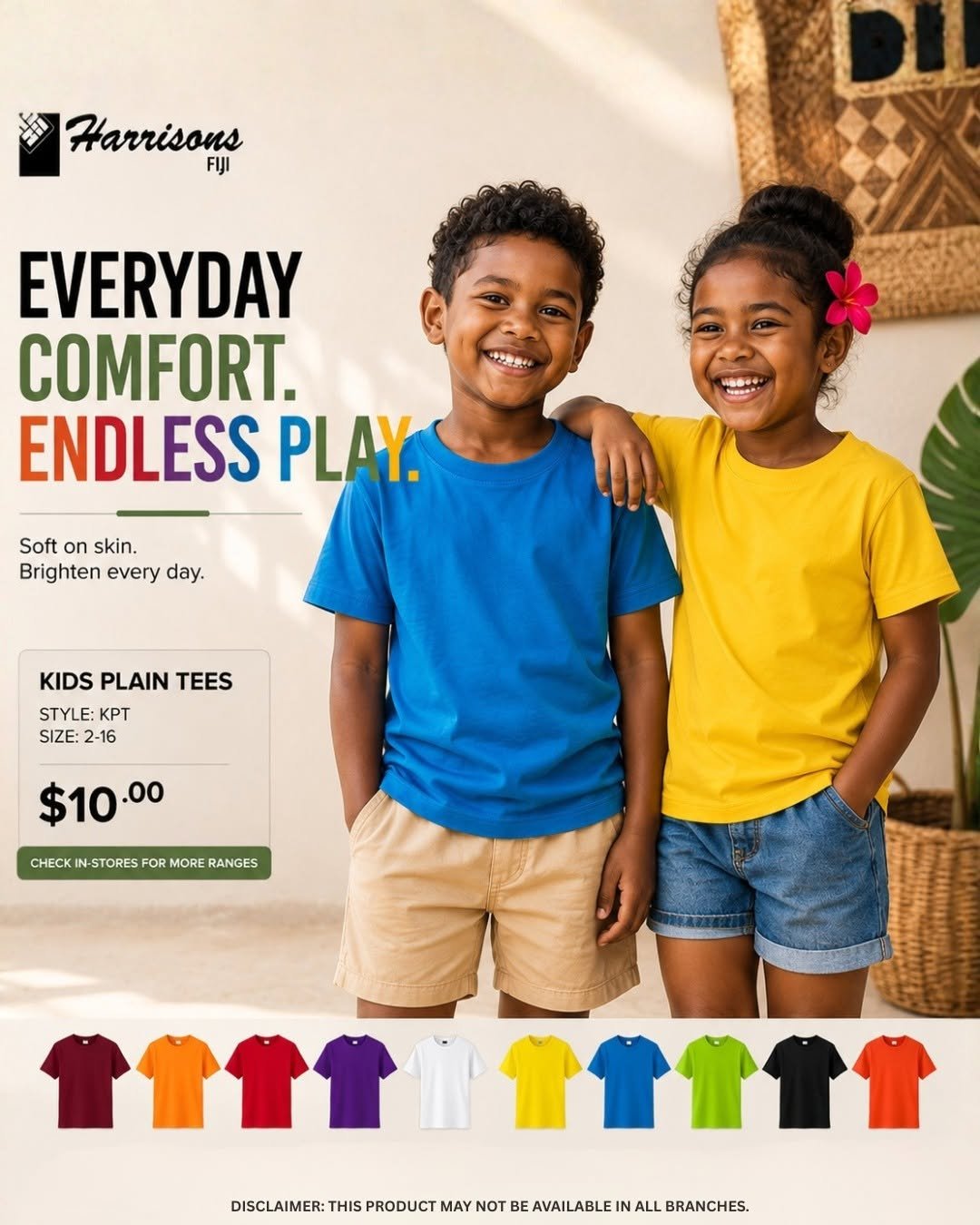 Kids Plain Tees