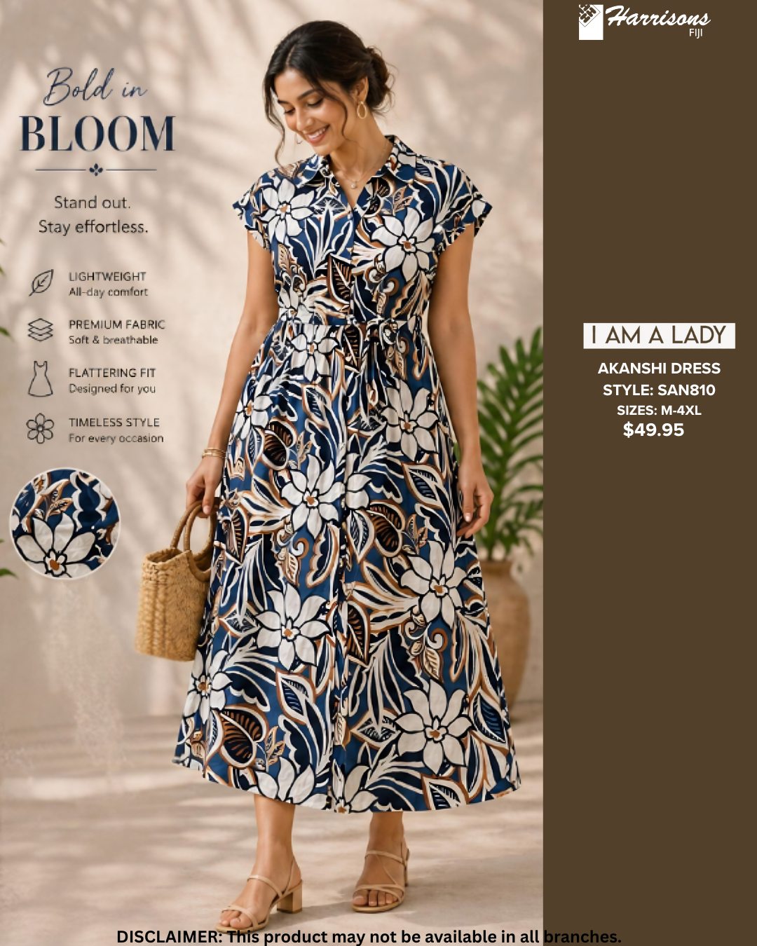 Akanshi Dress - Bold Floral Print