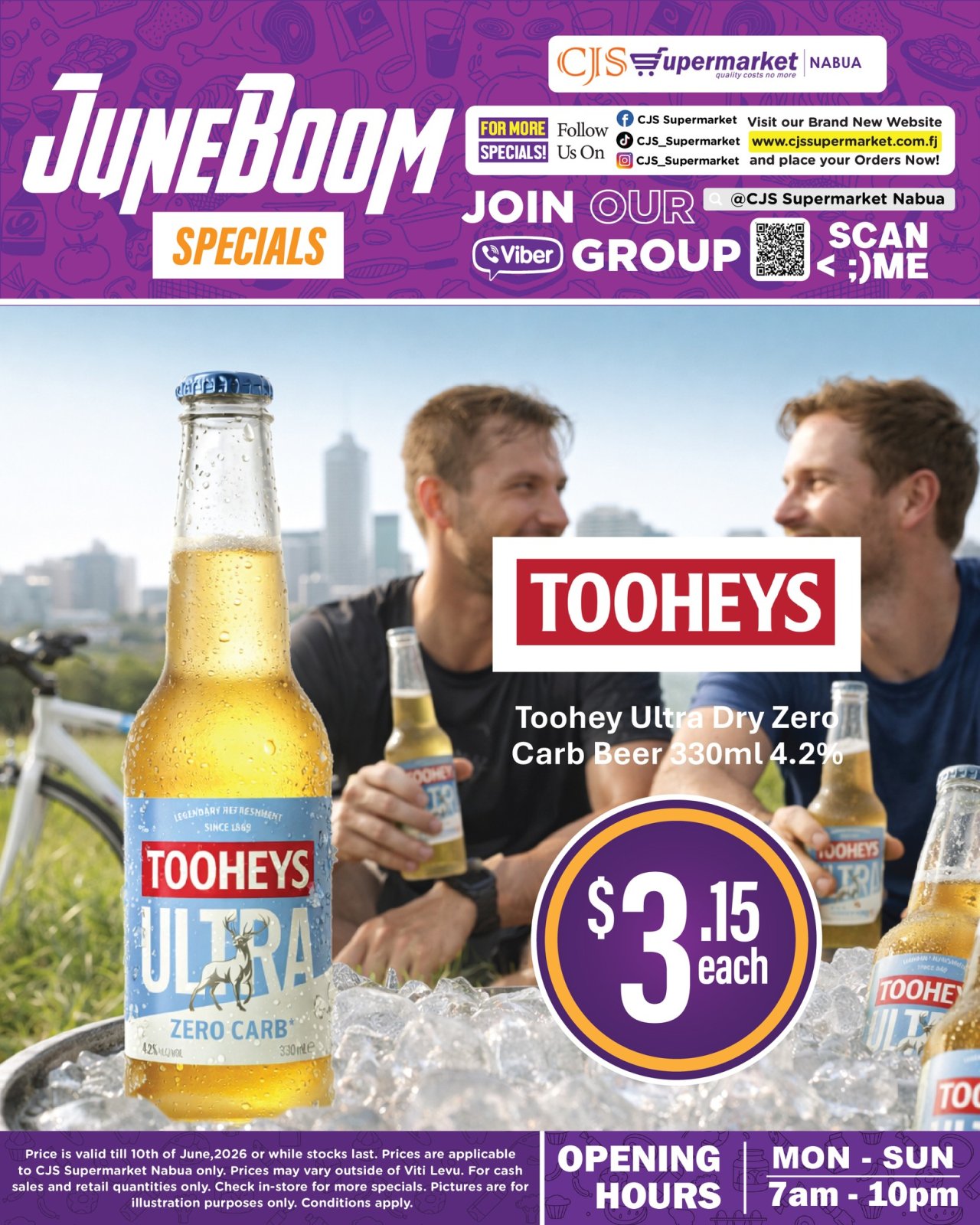 Tooheys Ultra Dry Zero Carb Beer 330ml