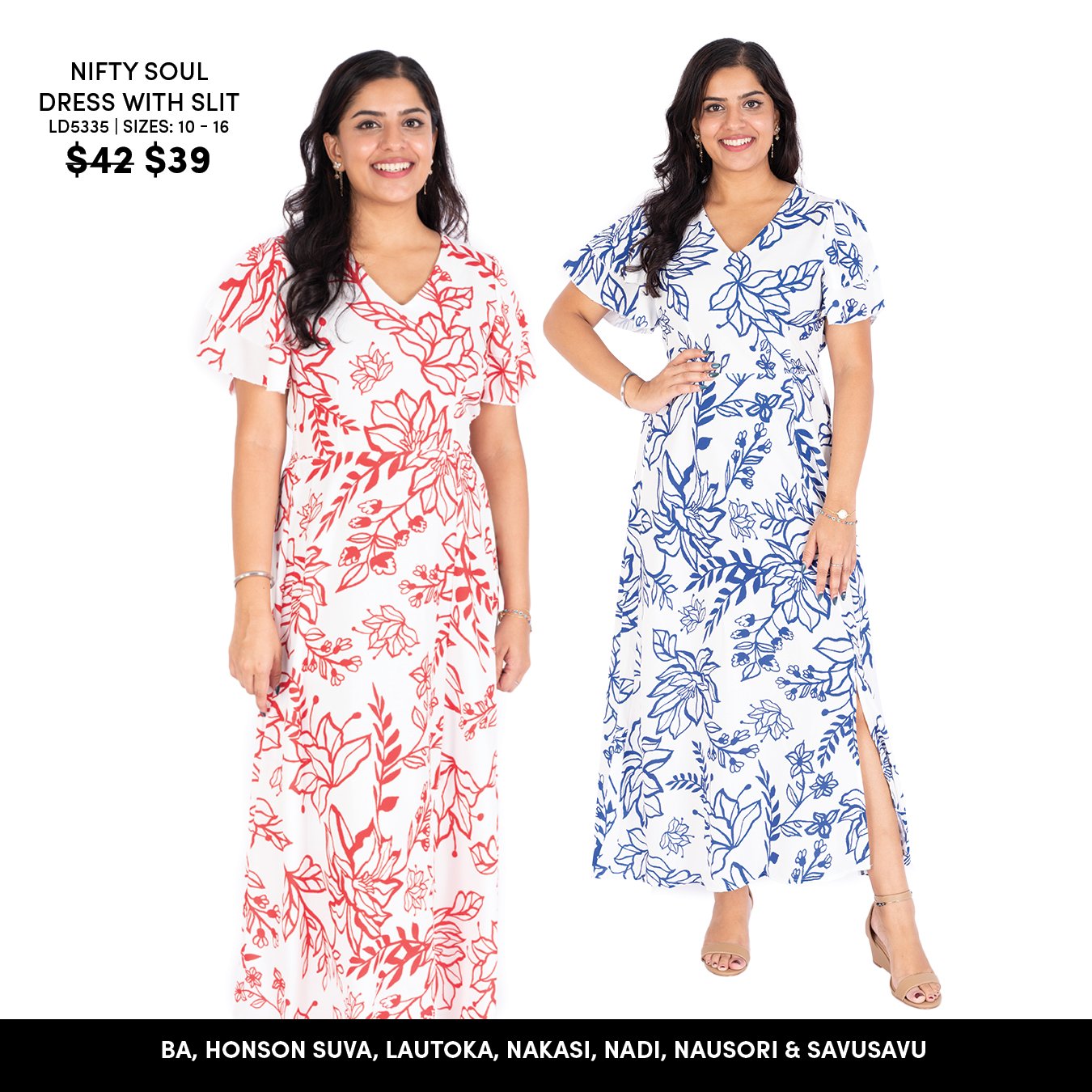 Nifty Soul Dress with Slit