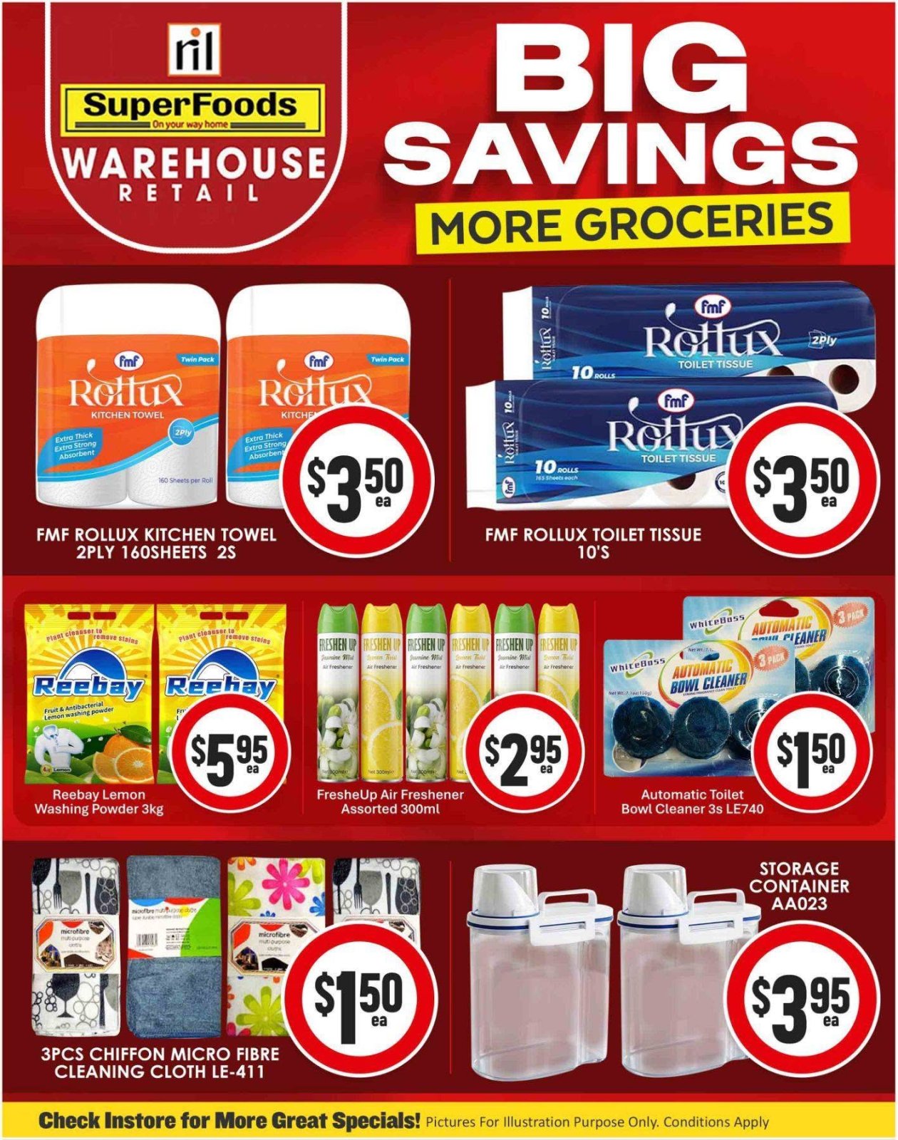 Big Savings - More Groceries - Page 1