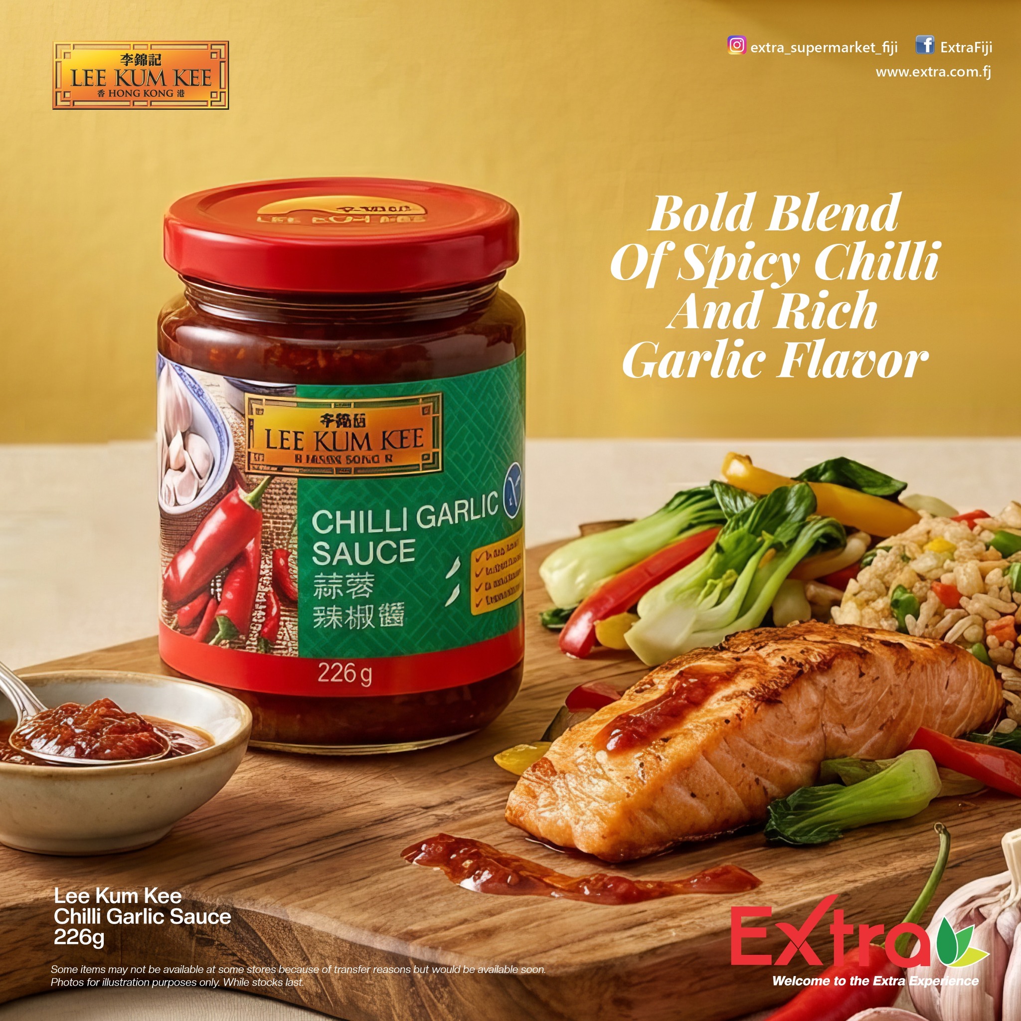 Lee Kum Kee Chilli Garlic Sauce 226g - $11.95each